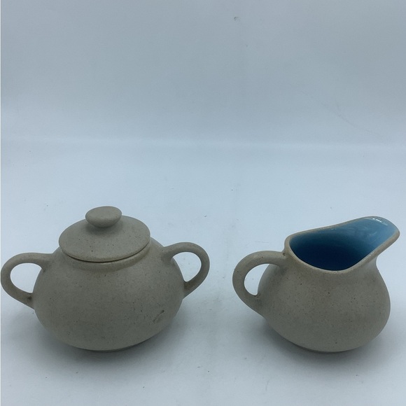 Pigeon Forge Pottery Creamer and Sugar - Picture 3 of 9